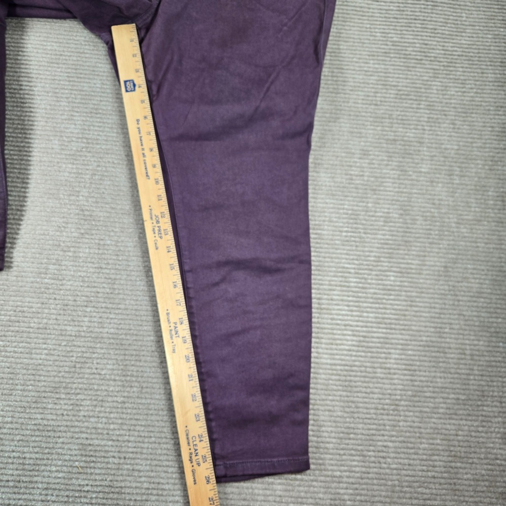 Torrid Women 20S Purple Moto Zipper Super Soft Jegging Pants - Picture 4 of 9